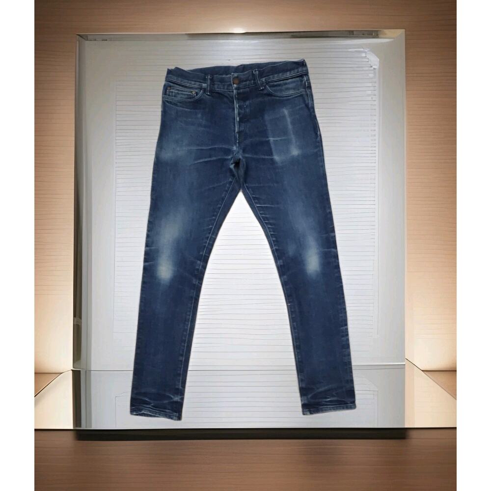 John Elliott Mens Jeans Button Fly Denim Cast 2 Made In Japan Distressed 31